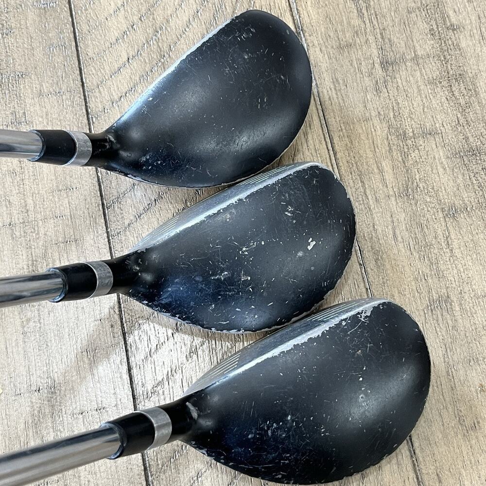 BombTech Grenade 3 4 5 Hybrid Set RH Regular Flex Steel Shafts Fair Condition - Picture 3 of 12